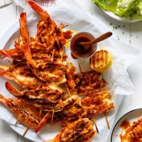 Texas Style Butterflied BBQ Prawns